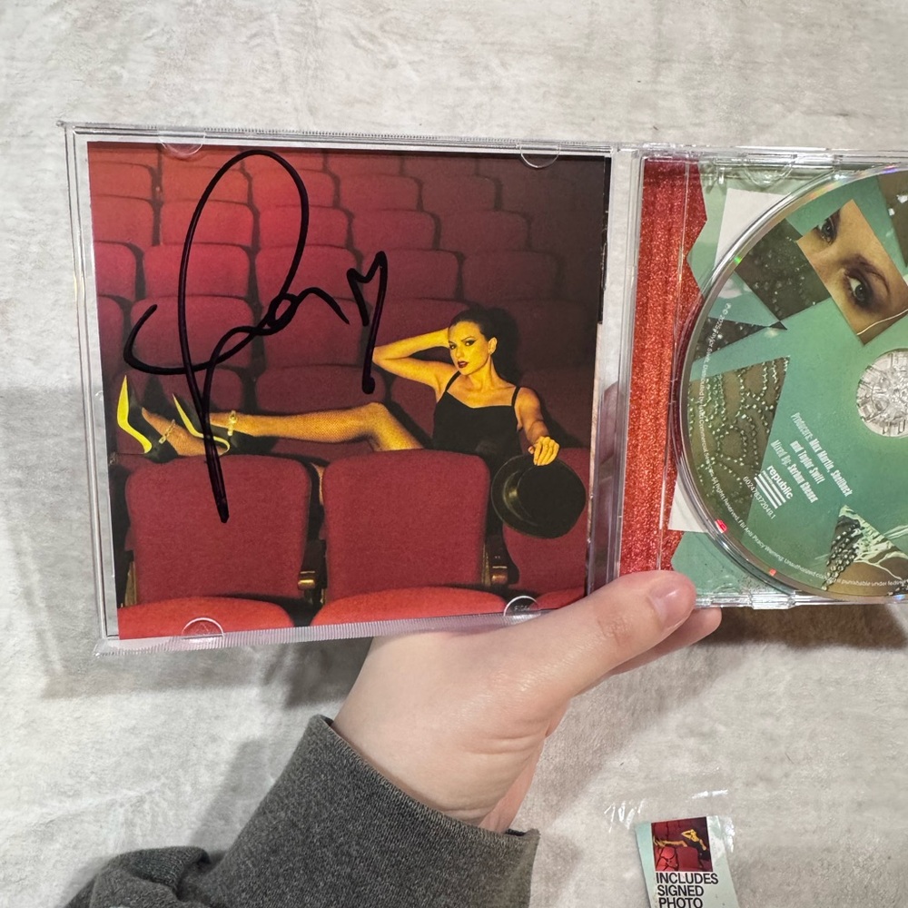 Taylor Swift, The Life of a Showgirl Signed CD Photo #4